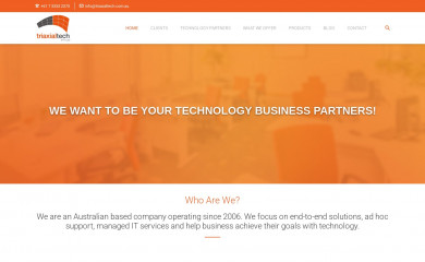 triaxialtech.com.au screenshot