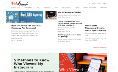 http://trickyenough.com screenshot