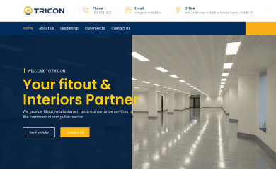 triconbuild.ie screenshot