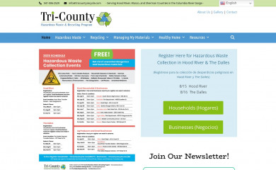 tricountyrecycle.com screenshot
