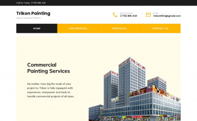 trikonpainting.com screenshot