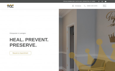 triplecrownchiro.com screenshot
