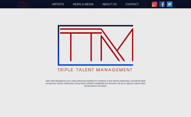 tripletalent.com.au screenshot
