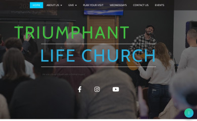 triumphantlife.church screenshot