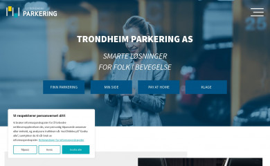 trondheimparkering.no screenshot