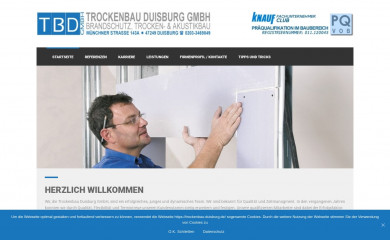 trockenbau-duisburg.de screenshot