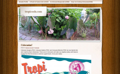 tropicools.com screenshot