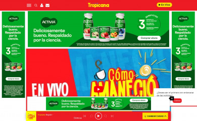 tropicanafm.com screenshot