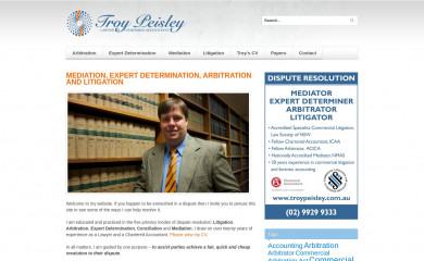 troypeisley.com.au screenshot