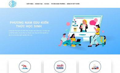 trungcapphuongnam.edu.vn screenshot