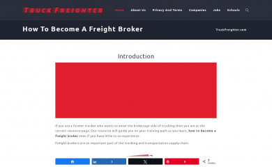 truckfreighter.com screenshot