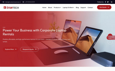 truetechservices.in screenshot