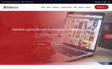 truetechservices.in screenshot