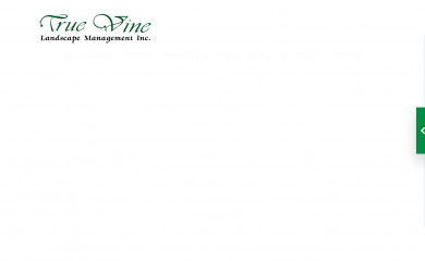 truevinelandscaping.com screenshot