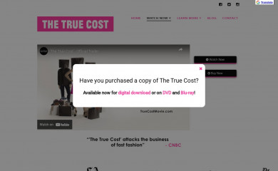 truecostmovie.com screenshot