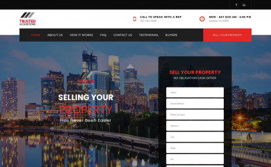 trustedacquisitions.com screenshot