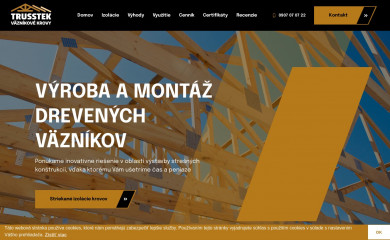 trusstek.sk screenshot