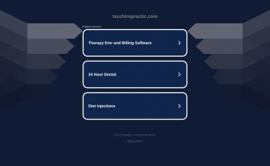 tscchiropractic.com screenshot