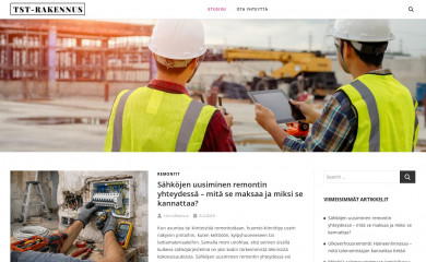tst-rakennus.fi screenshot
