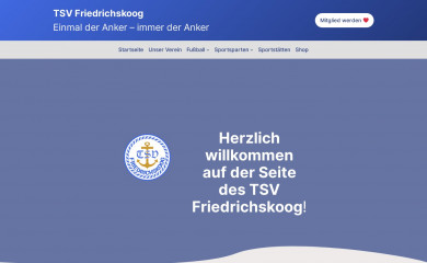 tsv-friedrichskoog.de screenshot