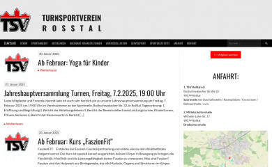 tsv-rosstal.de screenshot