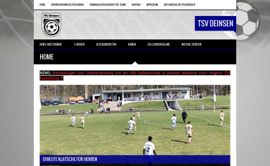 tsvdeinsen.de screenshot