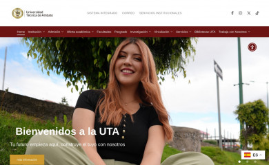 uta.edu.ec screenshot