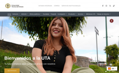 uta.edu.ec screenshot