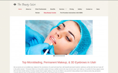 utahpermanentcosmetics.com screenshot