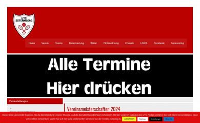 utc-esternberg.at screenshot