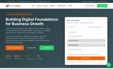 utkarshinisoftware.com screenshot