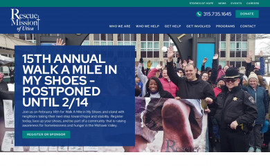 uticamission.org screenshot