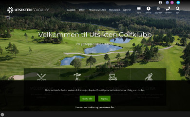 utsiktengolf.no screenshot