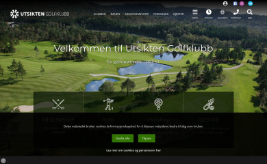 utsiktengolf.no screenshot