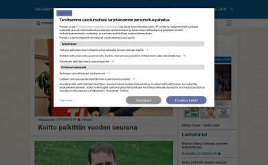 uutisluotsi.fi screenshot