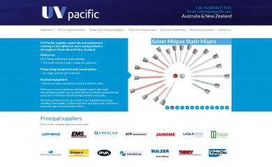uvpacific.com.au screenshot
