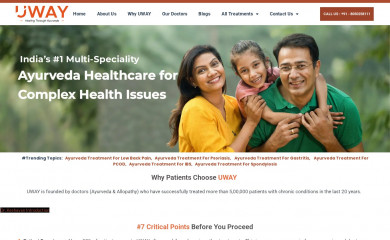 uwayhealth.com screenshot