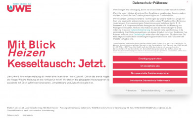 uwe.co.at screenshot