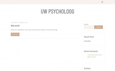uwpsycholoog.nl screenshot