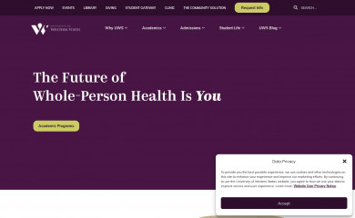 uws.edu screenshot