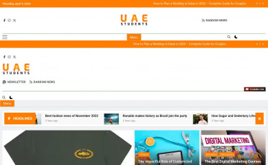 uaestudents.ae screenshot