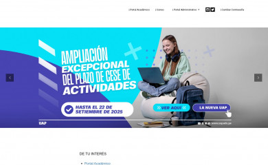 uap.edu.pe screenshot