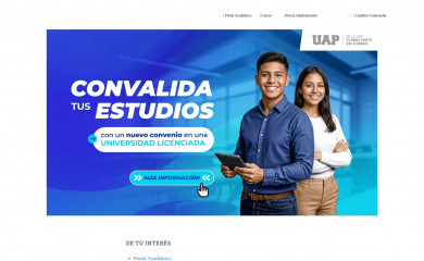 uap.edu.pe screenshot