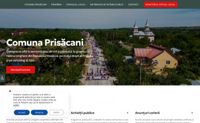 uat-prisacani.ro screenshot