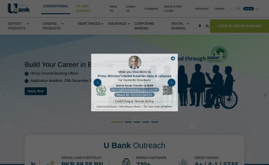 ubank.com.pk screenshot