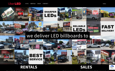 uberled.com.au screenshot