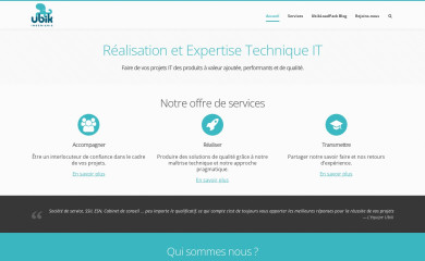 ubik-ingenierie.com screenshot