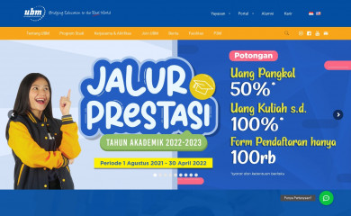 ubm.ac.id screenshot