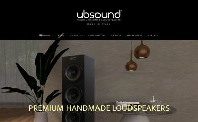 ubsound.com screenshot