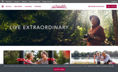 uchealth.org screenshot